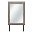 Pemberly Row 34W x 46H Bedroom Mirror With Safety Film in Modern Hickory