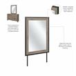 Pemberly Row 34W x 46H Bedroom Mirror With Safety Film in Modern Hickory