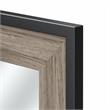 Pemberly Row 34W x 46H Bedroom Mirror With Safety Film in Modern Hickory