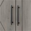 Pemberly Row 32W Wall Mounted Bathroom Vanity Cabinet in Driftwood Gray