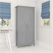 Pemberly Row 32W x 16D x 66H Kitchen Pantry Cabinet With Door in Cape Cod Gray
