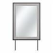 Pemberly Row 34W x 46H Bedroom Mirror With Safety Film in Platinum Gray