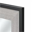 Pemberly Row 34W x 46H Bedroom Mirror With Safety Film in Platinum Gray