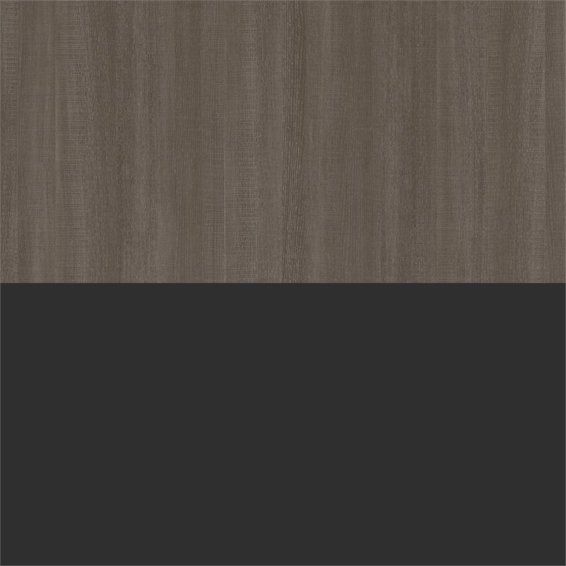 Pemberly Row 20 Inch 2 Drawer Set for Narrow Shelving in Bark Gray and Graphite