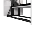 Pemberly Row 113W Full Murphy Bed With 2 Wardrobe Closet Organizers in White