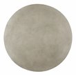Pemberly Row Round Concrete Indoor/Outdoor Coffee Table in Dark Gray