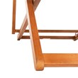 Pemberly Row Set of 2 Eucalyptus Wood Relax Chairs with Pillow in Natural/Beige