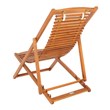 Pemberly Row Set of 2 Eucalyptus Wood Relax Chairs with Pillow in Natural/Beige