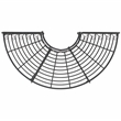 Pemberly Row Iron Benches in Black for Indoor and Outdoor Seating