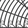 Pemberly Row Iron Benches in Black for Indoor and Outdoor Seating