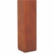 Pemberly Row Acacia Wood and Polyester Living Set in Natural / Taupe
