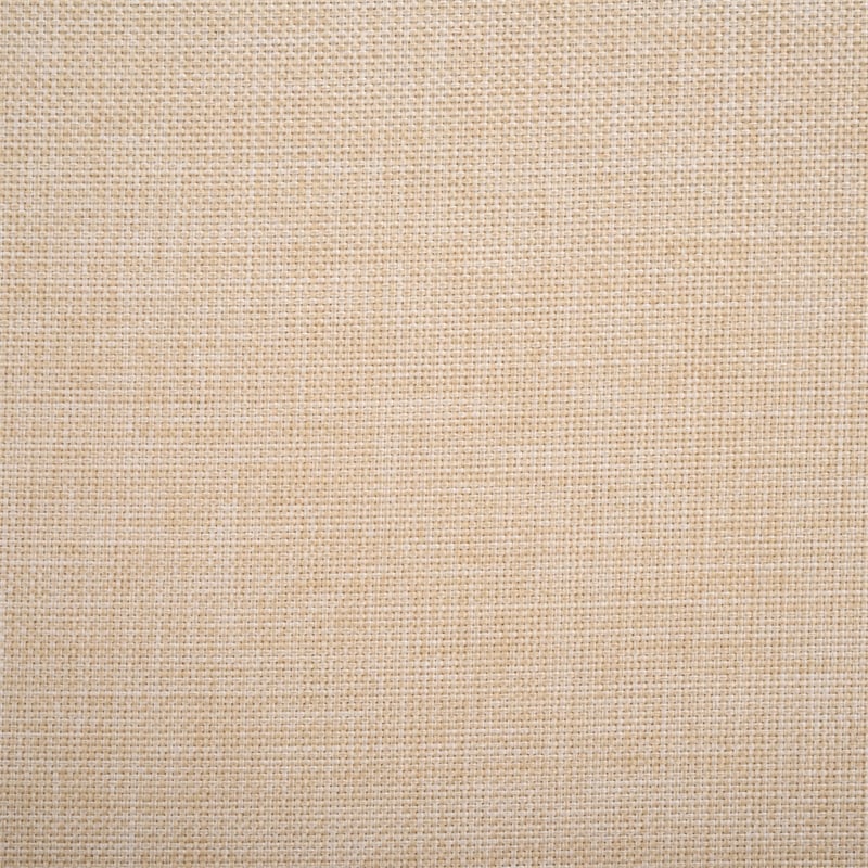 Pemberly Row Acacia Wood and Polyester Living Set in Natural / Taupe