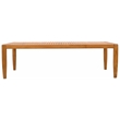 Pemberly Row Brazilian Teak Wood Patio Coffee Table in Natural