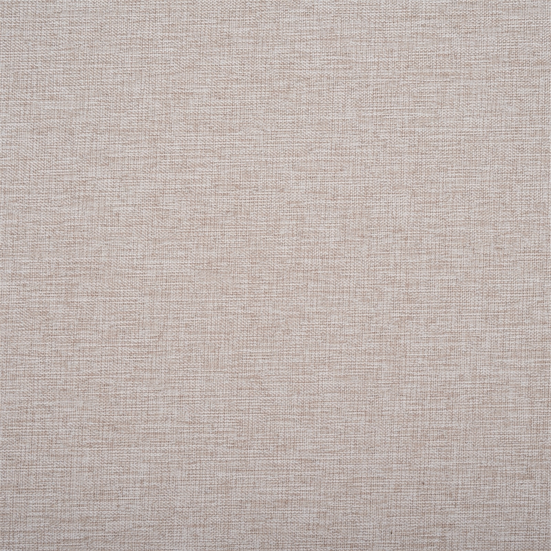 Pemberly Row Acacia Wood and Polyester Outdoor Sofa in Natural / Light Gray