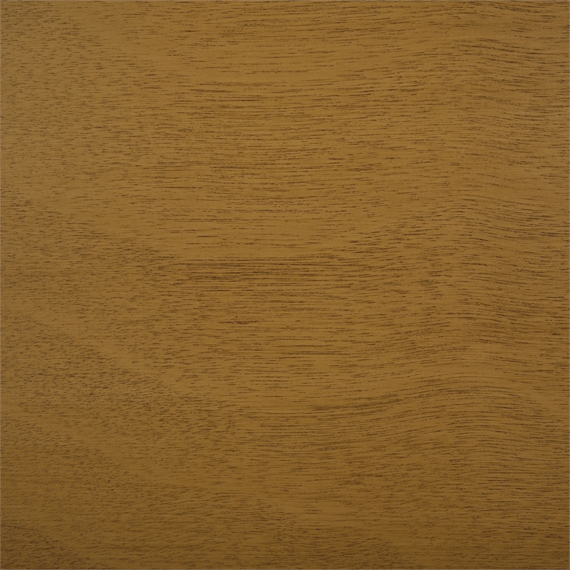 Pemberly Row Pine Wood 2 Drawer Desk with Organized Storage in Brown