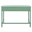 Pemberly Row Pine Wood 2 Drawer Desk with Storage in Sage Green