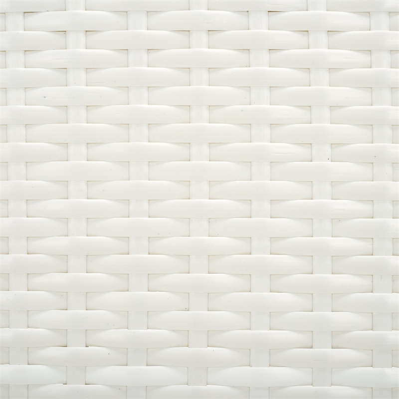 Pemberly Row Aluminum Side Chair Set of 2 in White for Indoor/Outdoor