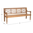 Pemberly Row Decorative Bench with Functional Seating for Any Interior