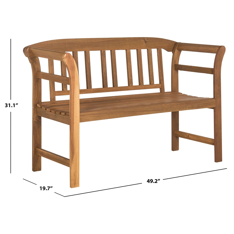 Pemberly Row 2 Seat Bench with Functional Seating for Indoor Spaces