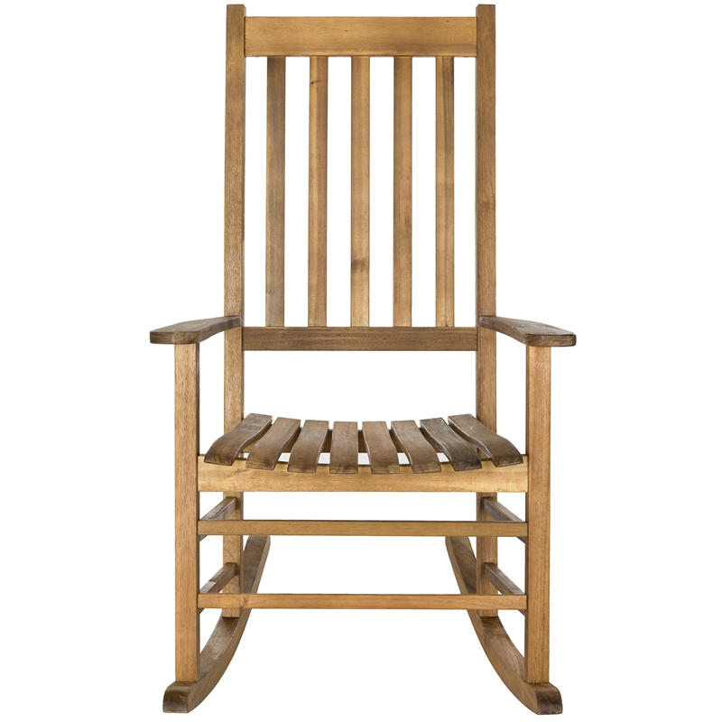 Pemberly Row Classic Rocking Chair with Comfortable Everyday Relaxation