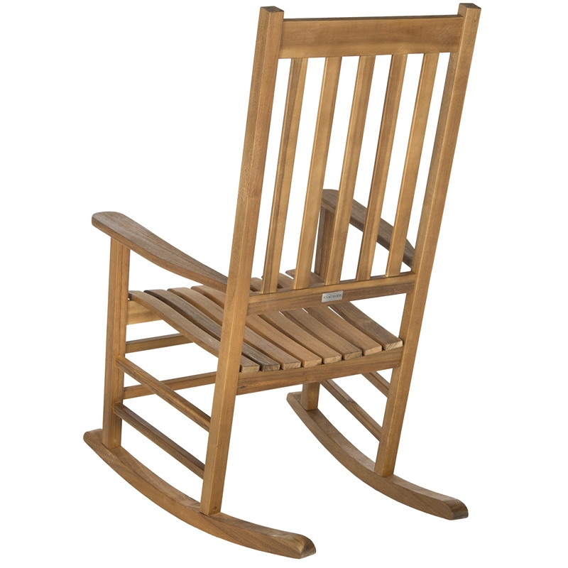 Pemberly Row Classic Rocking Chair with Comfortable Everyday Relaxation