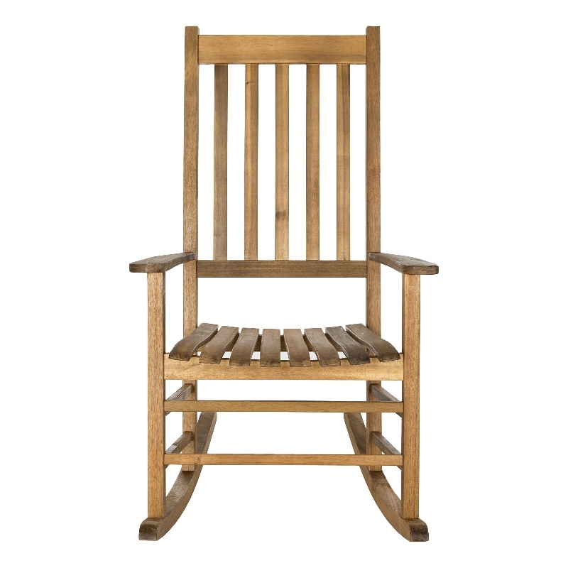Pemberly Row Classic Rocking Chair with Comfortable Everyday Relaxation