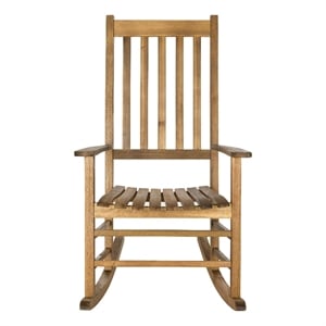 Pemberly Row Classic Rocking Chair with Comfortable Everyday Relaxation