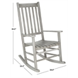 Pemberly Row Rocking Chair with Soothing Motion for Everyday Comfort