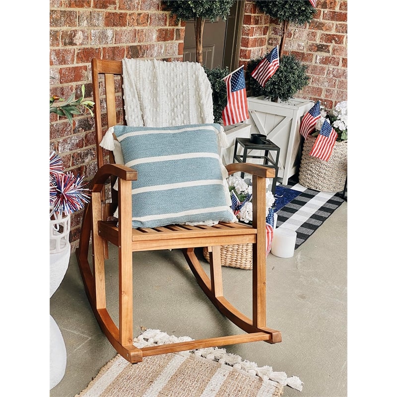 Pemberly Row Rocking Chair with Classic Design for Comfortable Living