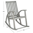 Pemberly Row Rocking Chair with Timeless Comfort and Decorative Style