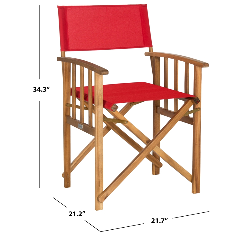 Pemberly Row Director Chair with Folding Design for Indoor/Outdoor Use