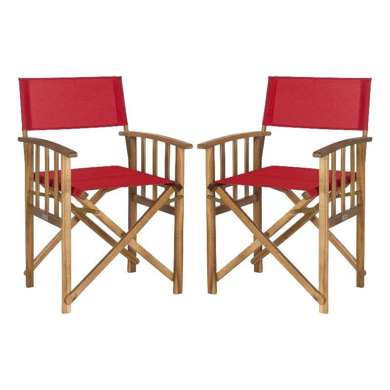Pemberly Row Director Chair with Folding Design for Indoor/Outdoor Use