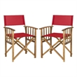 Pemberly Row Director Chair with Folding Design for Indoor/Outdoor Use