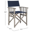Pemberly Row Director Chair with Functional Comfort and Classic Appeal