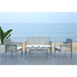 Pemberly Row 4 Piece Outdoor Furniture Set for Patio Entertaining