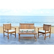 Pemberly Row 4 Piece Outdoor Seating Set for Patio and Deck Relaxation