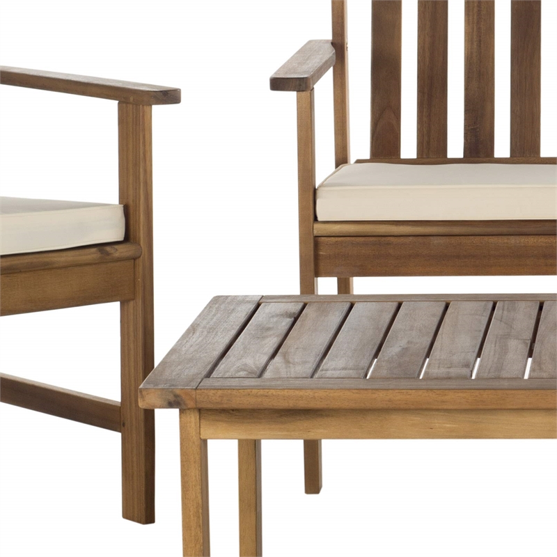 Pemberly Row 4 Piece Outdoor Seating Set for Patio and Deck Relaxation