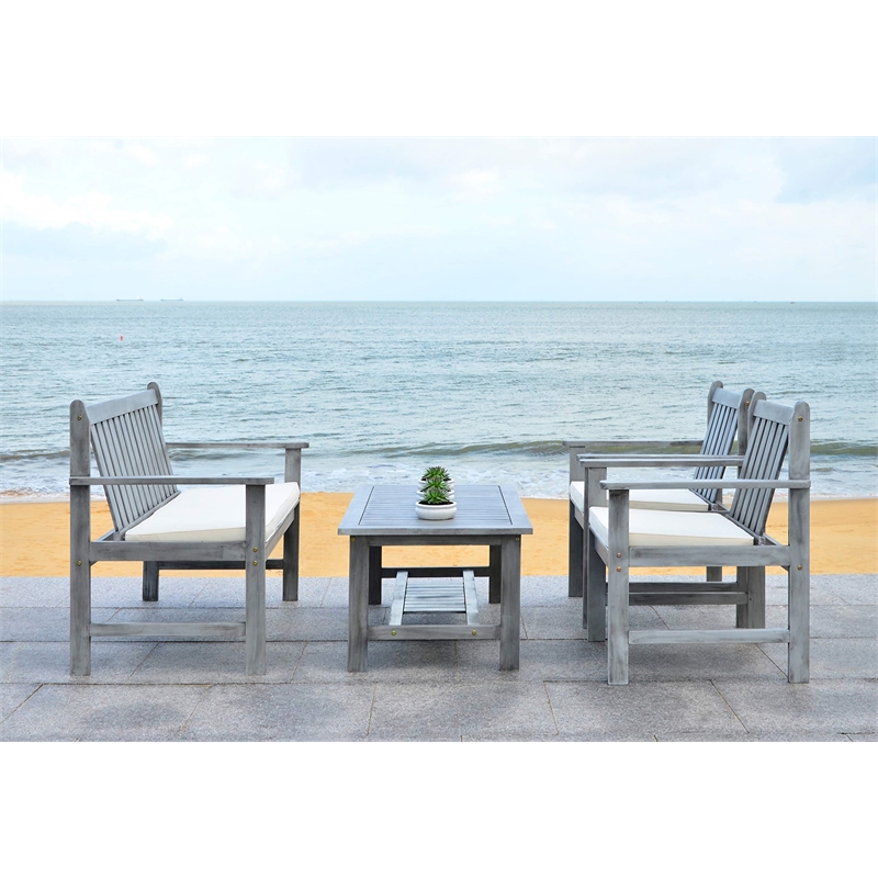 Pemberly Row 4 Piece Outdoor Furniture Set for Everyday Patio Comfort