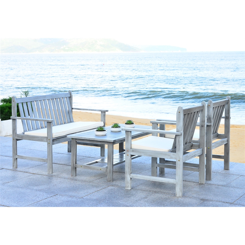 Pemberly Row 4 Piece Outdoor Furniture Set for Everyday Patio Comfort