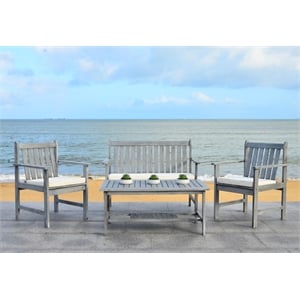 Pemberly Row 4 Piece Outdoor Furniture Set for Everyday Patio Comfort