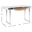 Pemberly Row Computer Desk with Workspace for Home Office and Study