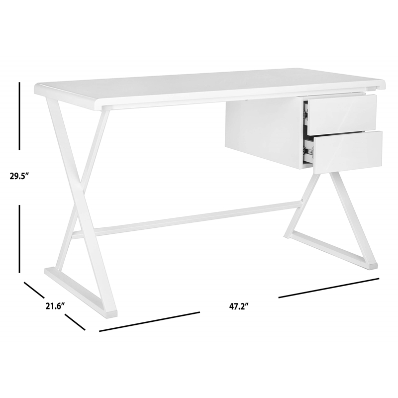 Pemberly Row Desk with Functional Design for Home Office and Study Use