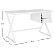 Pemberly Row Desk with Functional Design for Home Office and Study Use