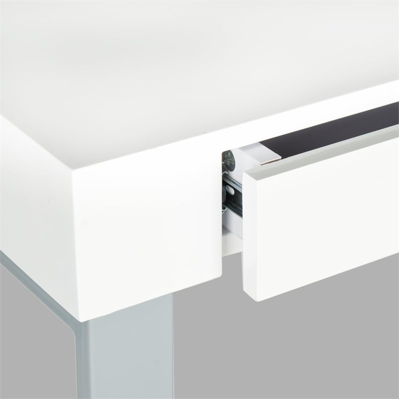 Pemberly Row Desk with Everyday Style for Home Office and Workspace