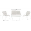 Pemberly Row 4 Piece Outdoor Furniture Set for Patio and Garden Living