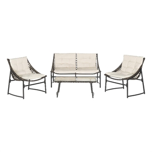 Pemberly Row 4 Piece Outdoor Furniture Set with Coordinated Seating