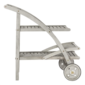 Pemberly Row Tea Cart with Mobile Serving Design for Any Occasion