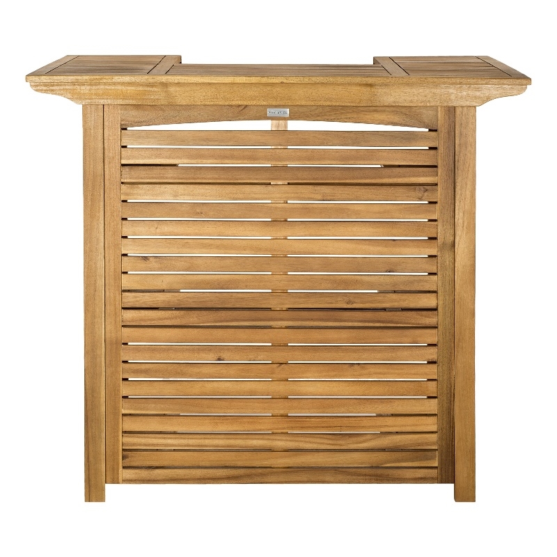 Pemberly Row Bar Table with Elevated Height for Indoor/Outdoor Use