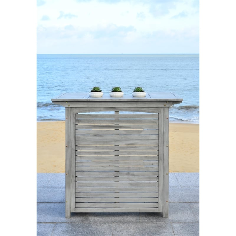 Pemberly Row Bar Table with Casual Entertaining Style for Any Space