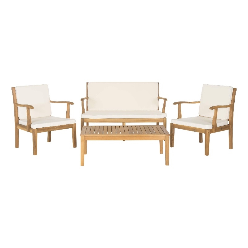 Pemberly Row 4 Piece Outdoor Living Set for Patio Comfort and Style